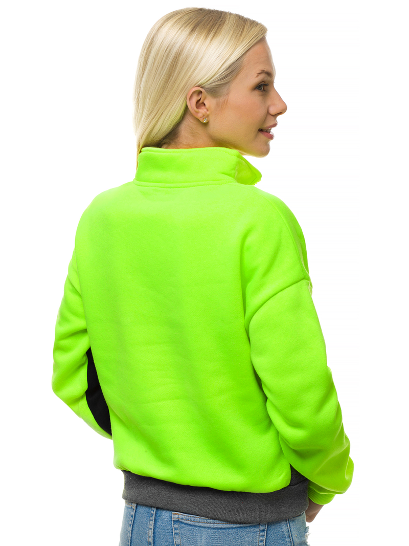 Bluza damska żółto-neonowa OZONEE JS/KSW2021