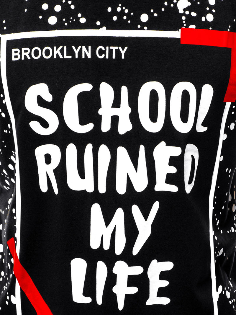 Футболка чоловіча Чорний OZONEE JS/KS1978