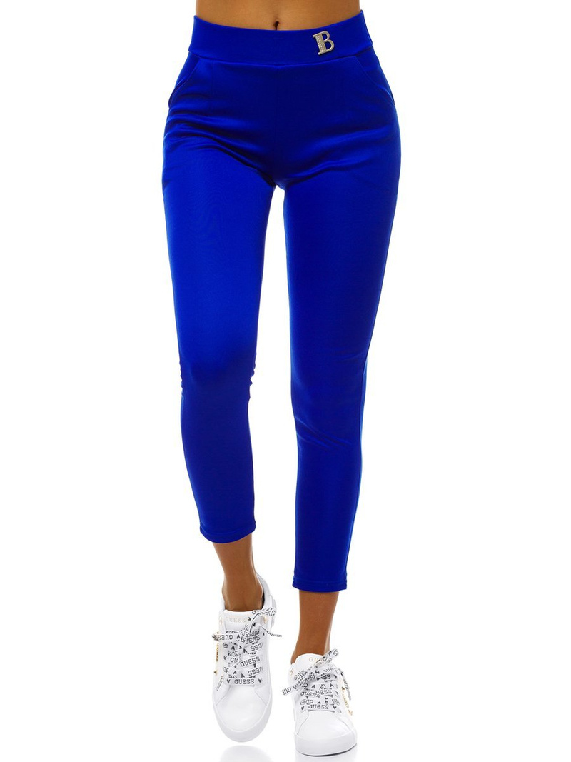 Legginsy damskie niebieskie OZONEE JS/1026/D9