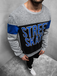 Bluza męska szara OZONEE JS/KS1901Z