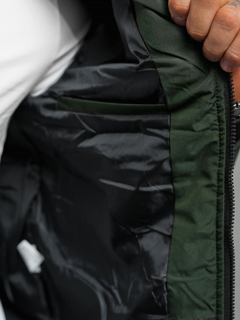 Куртка чоловіча Темно-Зелена OZONEE JS/84M3036/136