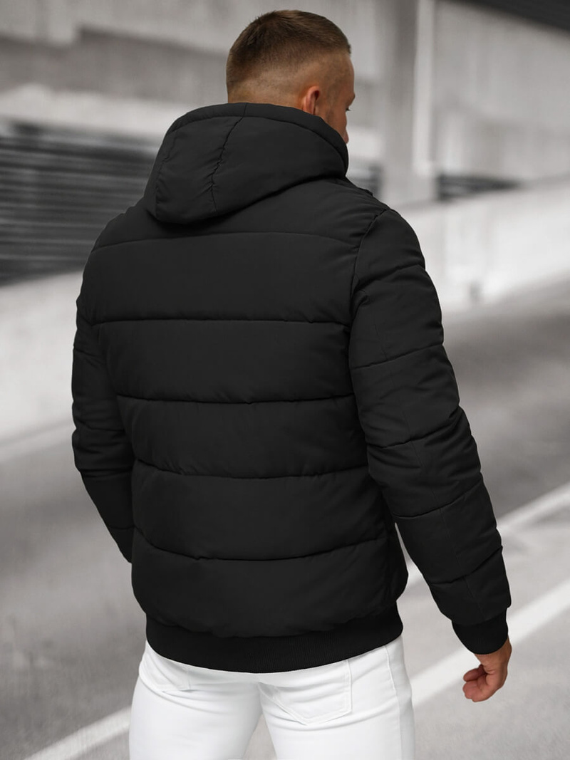 Куртка зимова чоловіча чорна OZONEE JS/31M5026/392