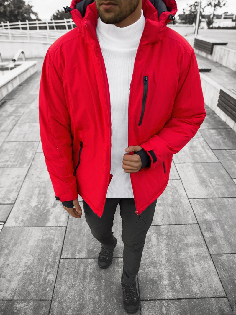 Куртка чоловіча Червона OZONEE JS/HH011/5Z