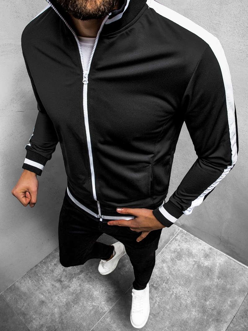 Толстовка чоловіча Чорна OZONEE O/2126Z