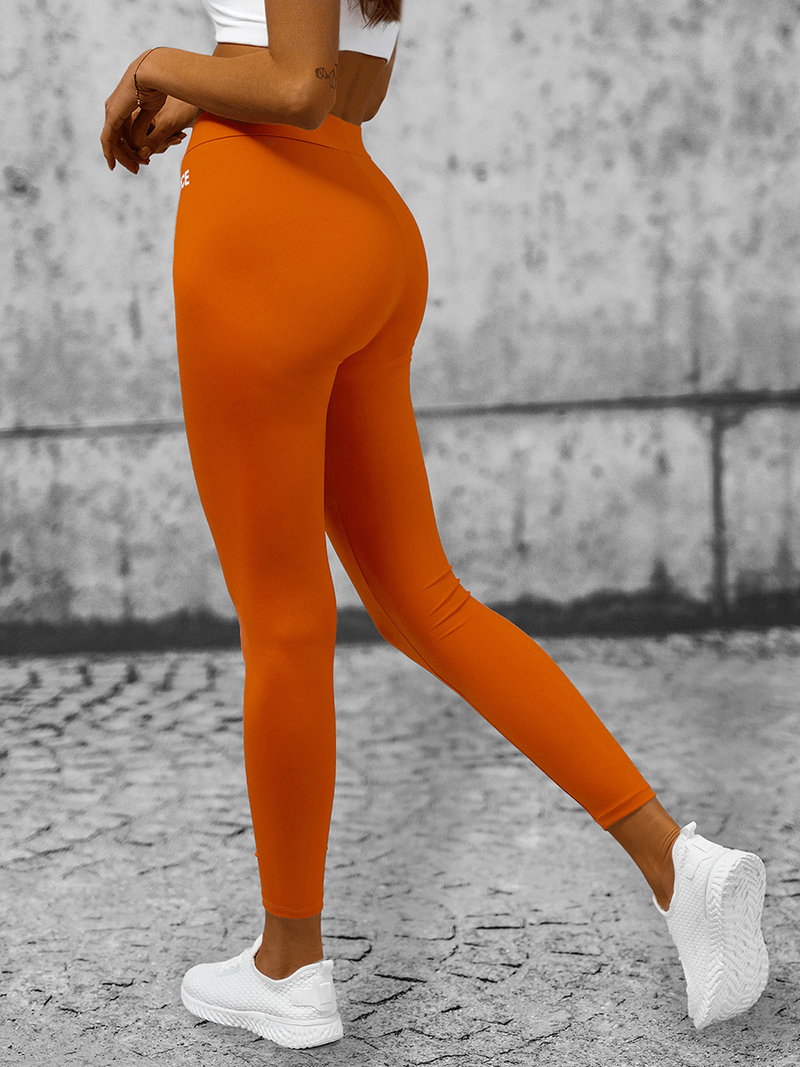 Legginsy damskie pomarańczowe OZONEE O/FJ8066