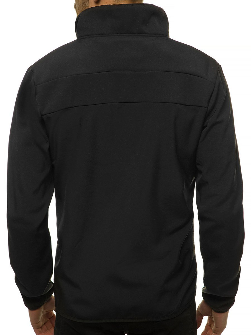 Kurtka softshell męska czarna OZONEE JS/KS2185