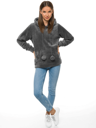 Жіноча Толстовка Темно-Сiра OZONEE JS/HH033/2