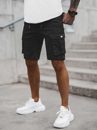 Шорти джинові чоловічі Чорнi OZONEE T/BB70011/1