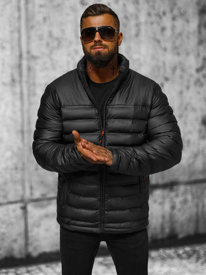 Куртка чоловіча чорна OZONEE JS/22M326/392