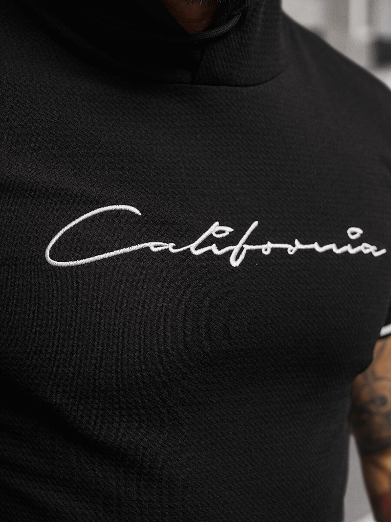 Футболка чоловіча Чорна OZONEE O/T7170