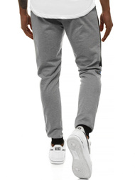 Spodnie dresowe męskie szare OZONEE JS/AM107