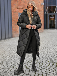 Куртка жіноча чорна OZONEE JS/5M3173/392Z