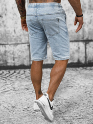 Spodenki męskie jeansowe jasno-niebieskie OZONEE NB/MP0273BC