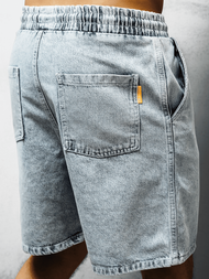 Spodenki męskie jeansowe jasnoniebieskie OZONEE DR/17103