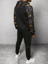 Komplet dresowy męski czarno-żółty OZONEE O/HM703Z