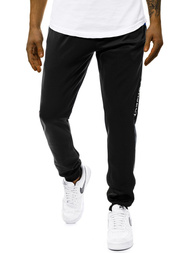 Spodnie dresowe męskie czarno-niebieskie OZONEE JS/AM120