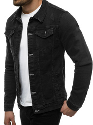 Kurtka jeans męska czarna OZONEE G/602