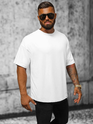 T-shirt męski oversize biały OZONEE O/3436