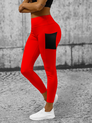 Лосіни жіночі Червонi OZONEE O/XL009/5