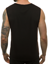 T-Shirt męski bez rękawów czarny OZONEE JS/KS2097