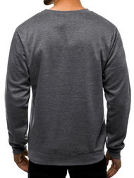 Толстовка чоловіча Темно-сіра / Графітова OZONEE JS/JZ11052