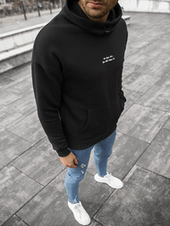 Bluza męska oversize czarna OZONEE B/20402106