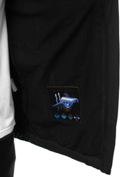 Kurtka męska softshell czarno-czerwona OZONEE GE/12269