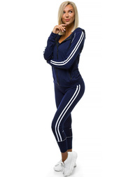 Жіночий спортивний костюм з трьох частин Сапфіровий OZONEE JS/YW06018/4/11