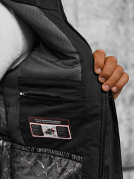 Kurtka męska zimowa czarna OZONEE JS/22M321/392