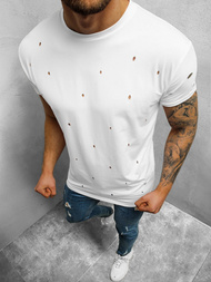 T-Shirt męski biały OZONEE NB/3009