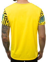 Футболка чоловіча Жовта OZONEE JS/KS2020