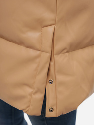 Стьобаний жіночий жилет Бежева OZONEE O/AY756