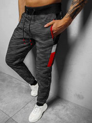 Spodnie dresowe męskie czarne OZONEE JS/K60016Z