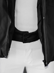 Kurtka zimowa męska czarno-szara OZONEE JS/91M9903/92