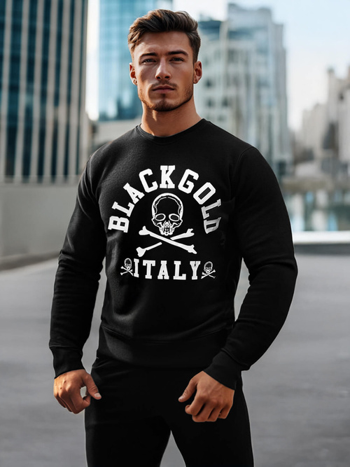 Bluza męska czarna OZONEE NB/MF2013Z