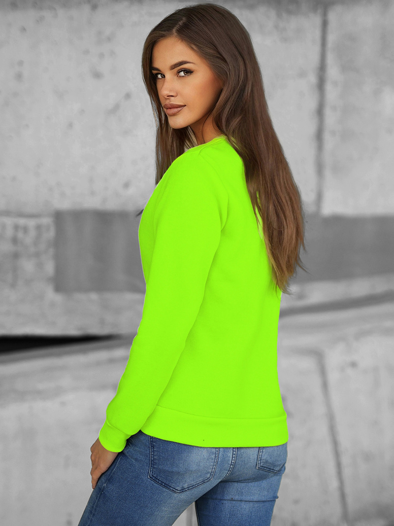 Bluza damska zielona-neonowa OZONEE JS/W01Z