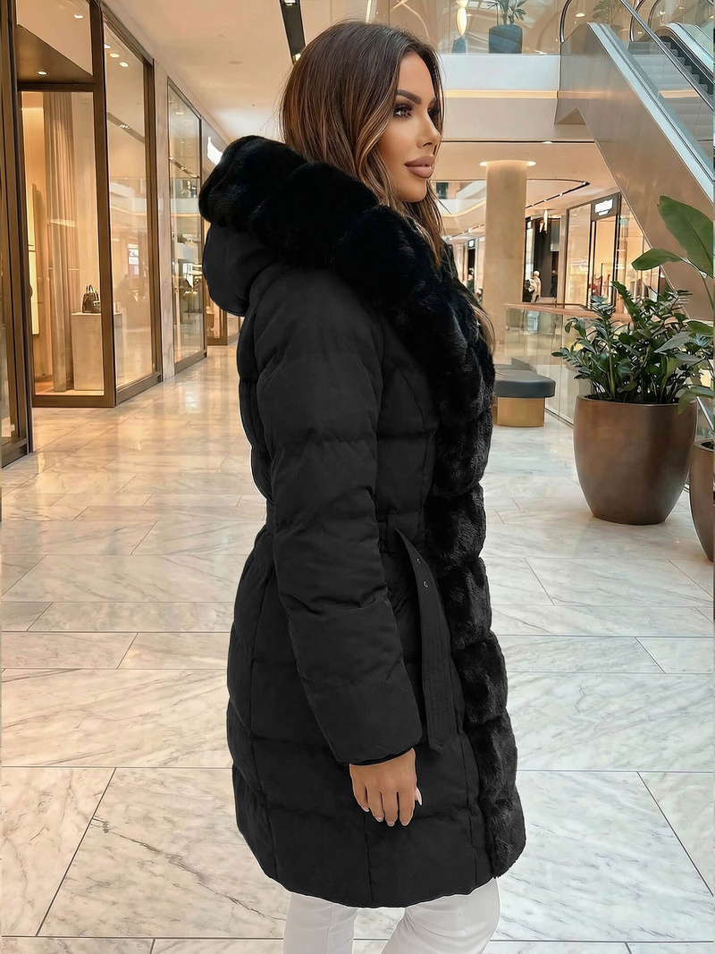 Куртка жіноча чорна OZONEE JS/5M3158/392Z