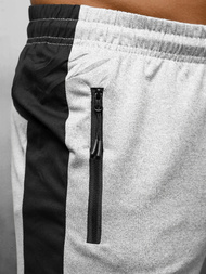 Spodenki dresowe męskie szare OZONEE JS/68025