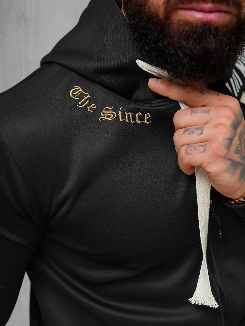 Спортивний костюм чоловічій чорний OZONEE O/LN11675