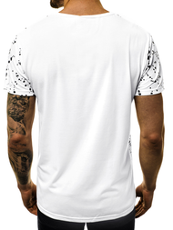 T-Shirt męski biały OZONEE JS/KS1978