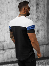 T-Shirt męski czarny OZONEE O/P1163