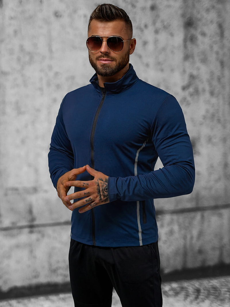 Kurtka przejściowa męska granatowa OZONEE JS/M10309