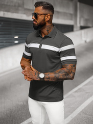 Футболка Поло Чоловіча Tемно-Cіра OZONEE NB/MT3108