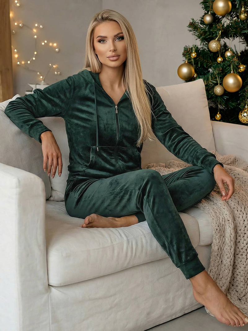 Спортивний костюм жіночий tемно-Зелена OZONEE JS/8C1176/9Z