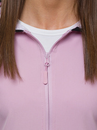 Kurtka damska przejściowa jasno-różowa OZONEE JS/HD141/25