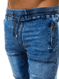 Spodenki męskie jeansowe niebieskie OZONEE RF/HY337