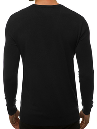 Sweter męski czarny OZONEE TMK/YY03/1