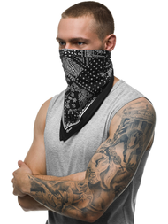 Bandana męska czarna OZONEE BND108