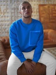 Толстовка cиня OZONEE O/SWE23004Z