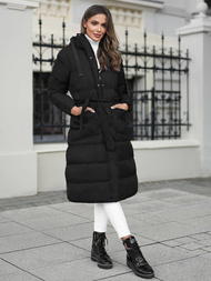 Куртка жіноча чорна OZONEE JS/5M3178/392Z